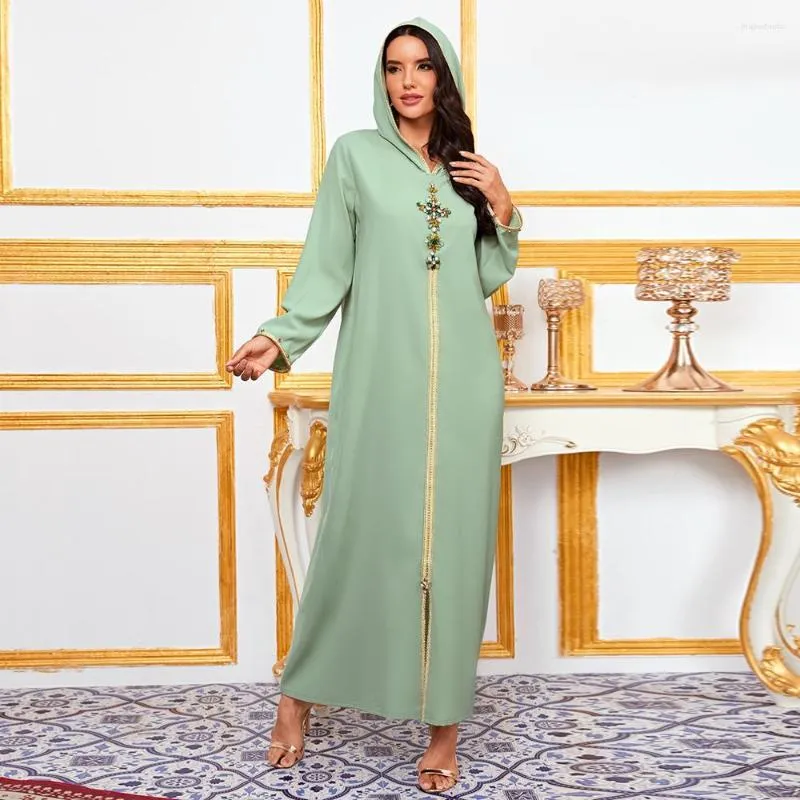 Vestidos casuais Moda Vestido de malha 2023 Africano Abaya Dubai Turquia Muçulmano Islã Roupas Longas Mulheres Robe De Moda Musulman Djellaba Femme