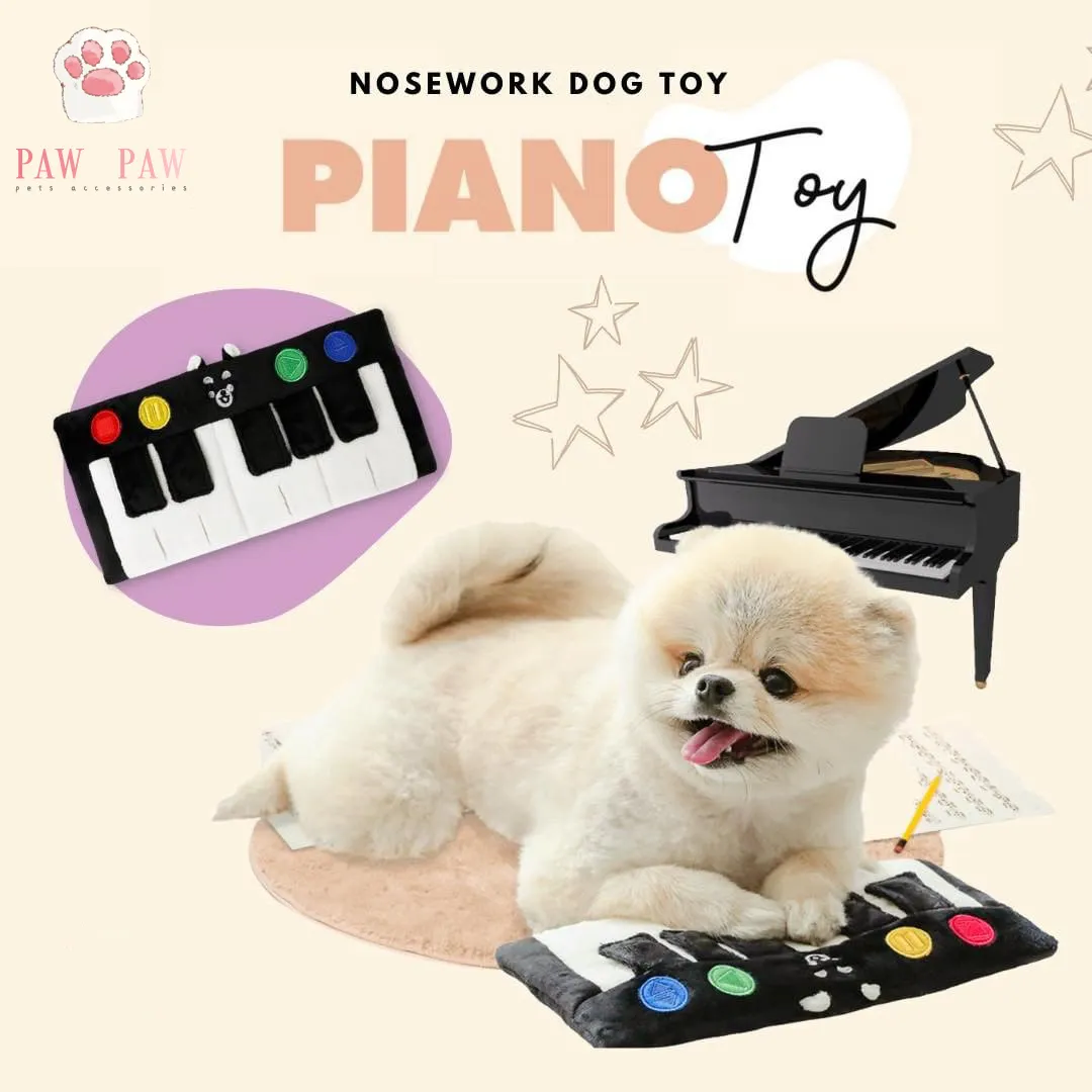 Pawpaw Dog Sipeak Toys Cartoont Piano Toy Interactive Toy Dog Dog Носовая работа щенки кошки собаки принадлежности