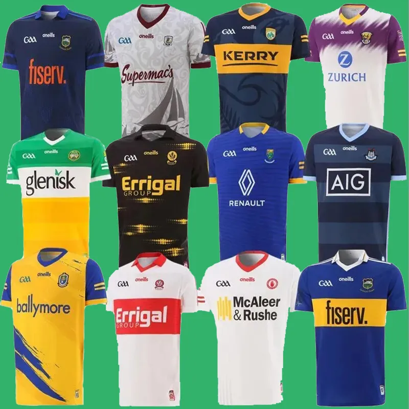 Xxxl 4xl 5xl 22/23 GAA Rugby Jerseys Dublin Kilkenny Wexford Kerry Tyrone Meath Fermanagh Derry Roscommon Donegal Mayo Cork Gaillimh Tipperary Ciobraio