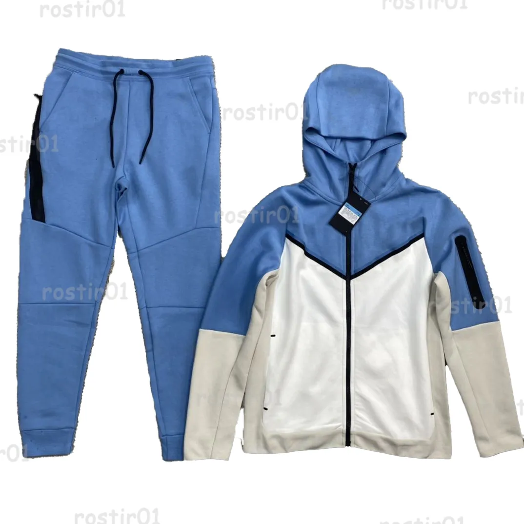 orange tech fleece tracksuit