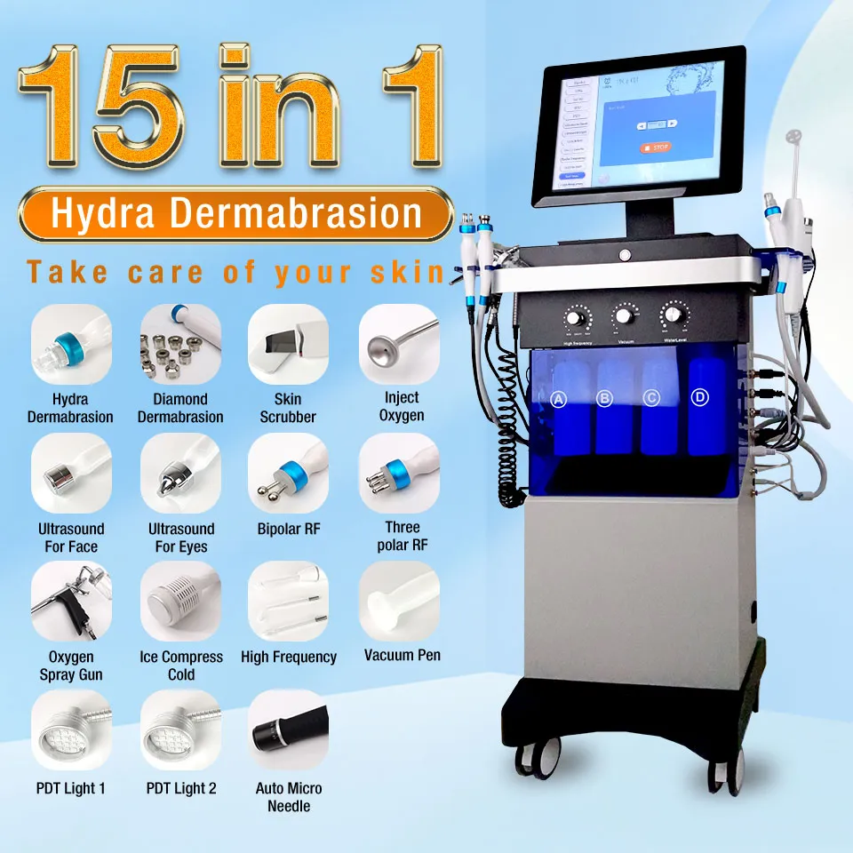 Hydro Microdermabrasion Salon Equipment Aqua Facial Hydra Dermabrasion Facial Machine