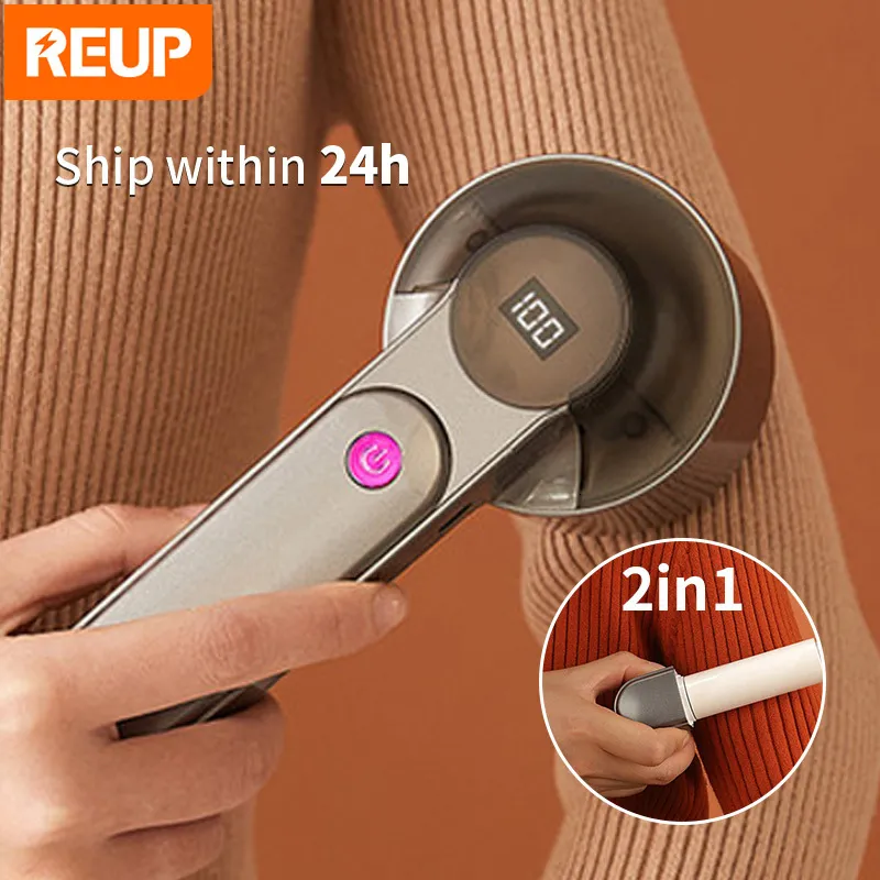 Lint Remover REUP Electric for Clothing Fuzz Pellet Machine Portable Charge Removes Clothes Shaver 230616