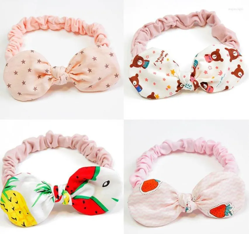 Accesorios para el cabello para niños y niñas, diadema con orejas, accesorio con nudo, turbante hecho a mano, diadema para la cabeza para niña FD25