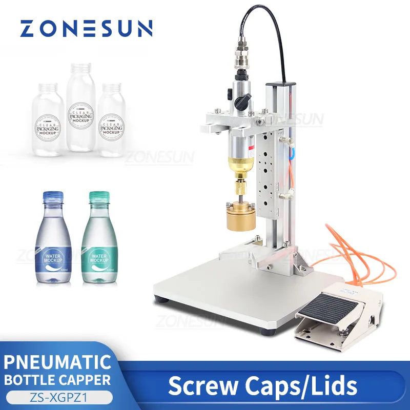 Streonesun ZS-XGPZ1 maszyna do ograniczenia pneumatycznej okrągłej butelki śruba śrubowe