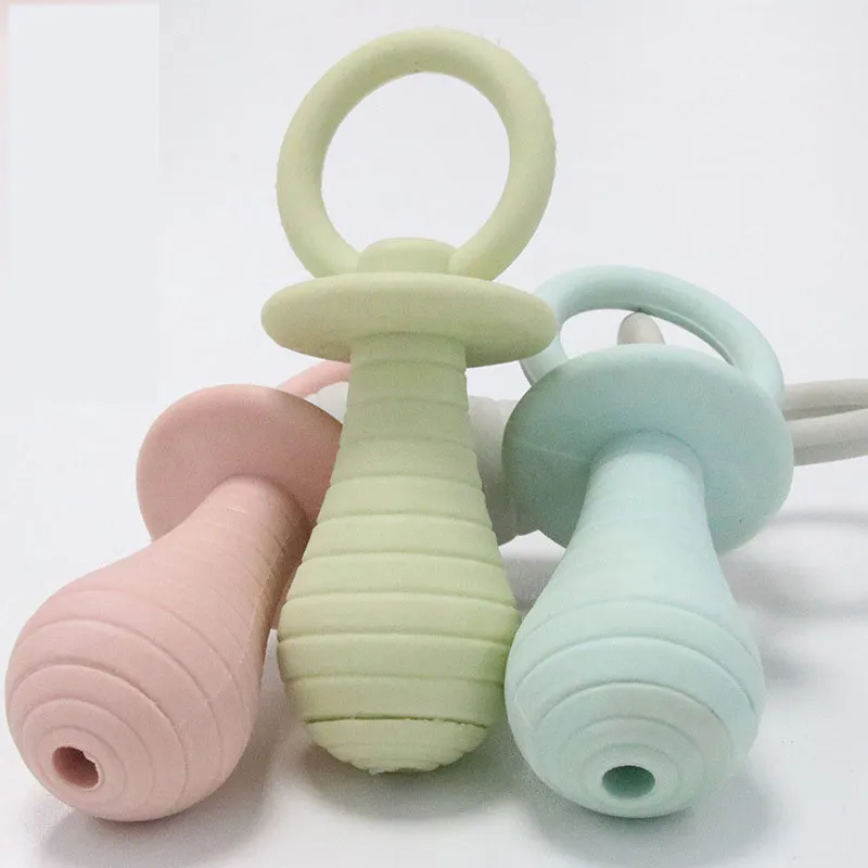 Pet Pacifier Rubber Toys for Newborn Dogs Cat Chew Toys Puppy Kitty Products Dog Games Sound Squeaker
