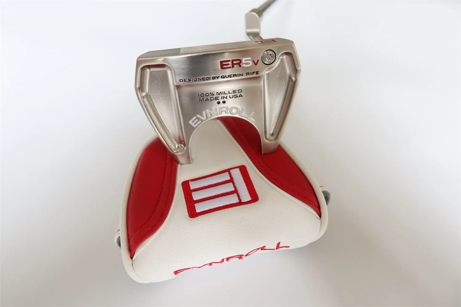 EVNROLL ER5v Silver Putter Precision Milled Golf Club With Steel Shaft