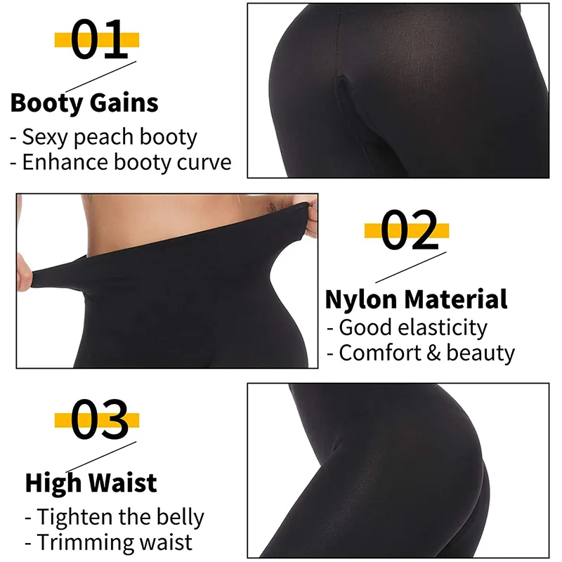 Compression Leggings Women High Waist Tummy Control Body Shapewear