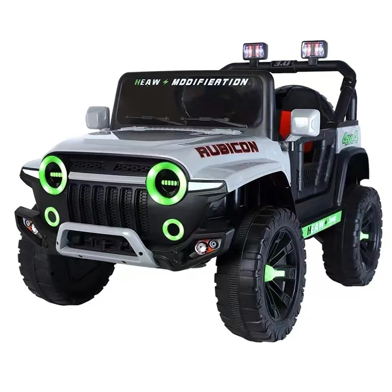 Hy New RC 4x4 Off Road Adult Electric Car Dual Drive Baby Car för 1-6 år gammal åktur på Car Kids Boys Girls Quadricycle Toys