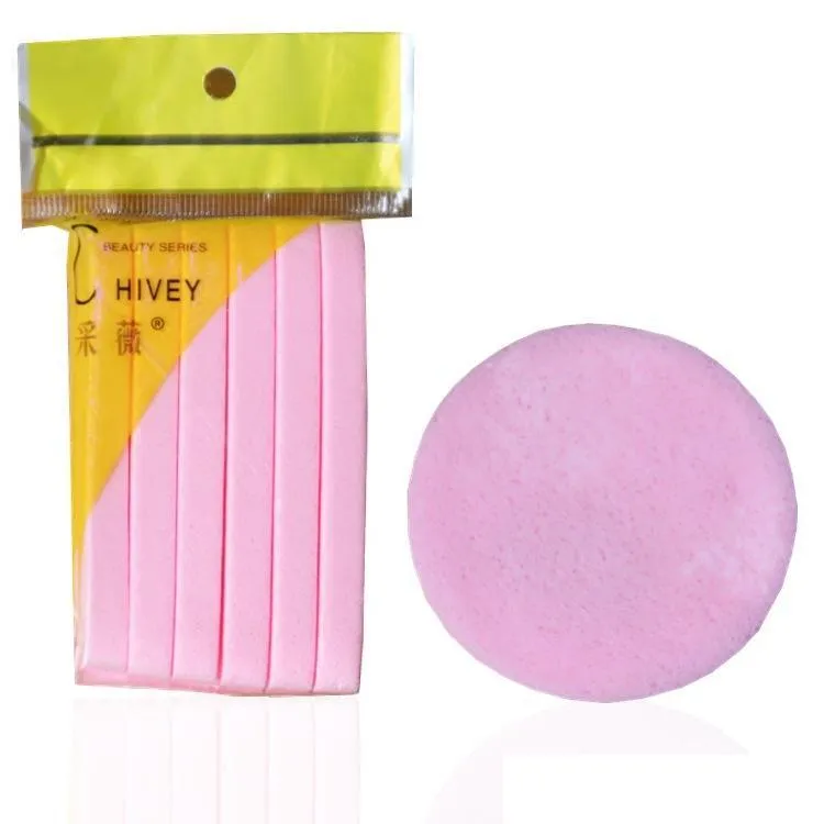 Hot nouvelle bouffée cosmétique compressé éponge de nettoyage nettoyage du visage tampon de lavage enlever le maquillage soins de la peau pour le maquillage du visage