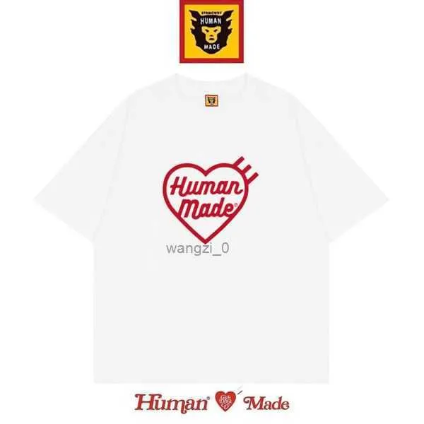T-shirt da uomo Human Made Japanese Trendy Brand Fun Maniche corte Cotone da donna Senso Nicchia Allentato Mezze maniche 6 YF3K YF3K