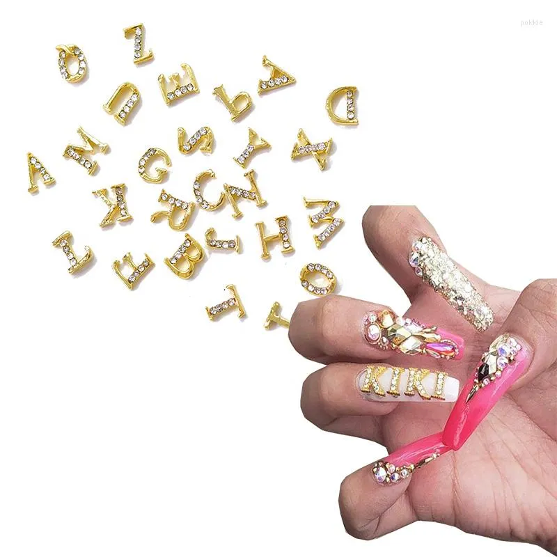 Bag Capital Gold Rhinestones For Nail Decoration Accessories