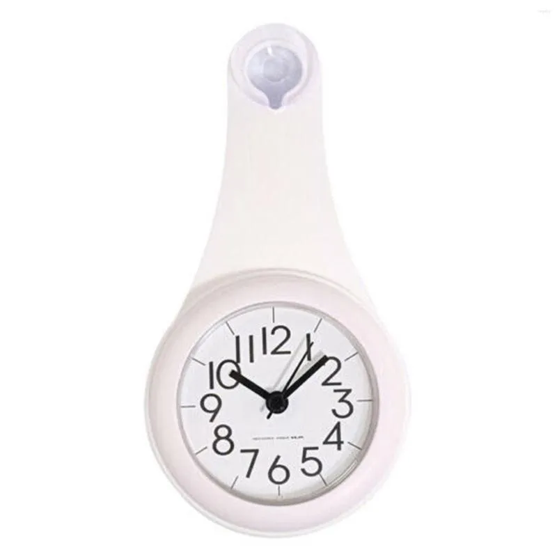 Wall Clocks Bathroom Waterproof Clock Silicone Large Numbers Mini Hanging For Birthday Christmas Year Gift