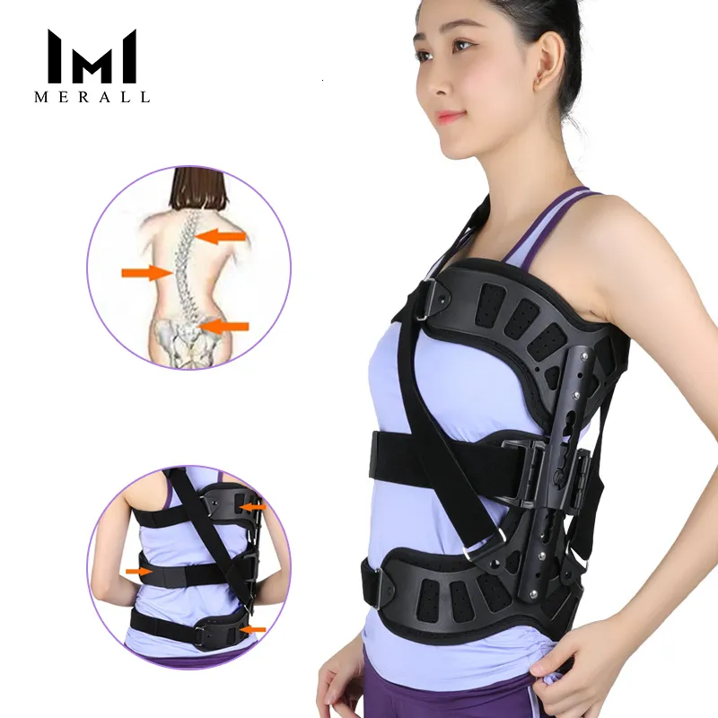 Leg Shaper Merall Justerbar Scoliosis Posture Corrector Spinal Auxiliary Orthosis for Back Postoperative Recovery Adults Health Care 230615
