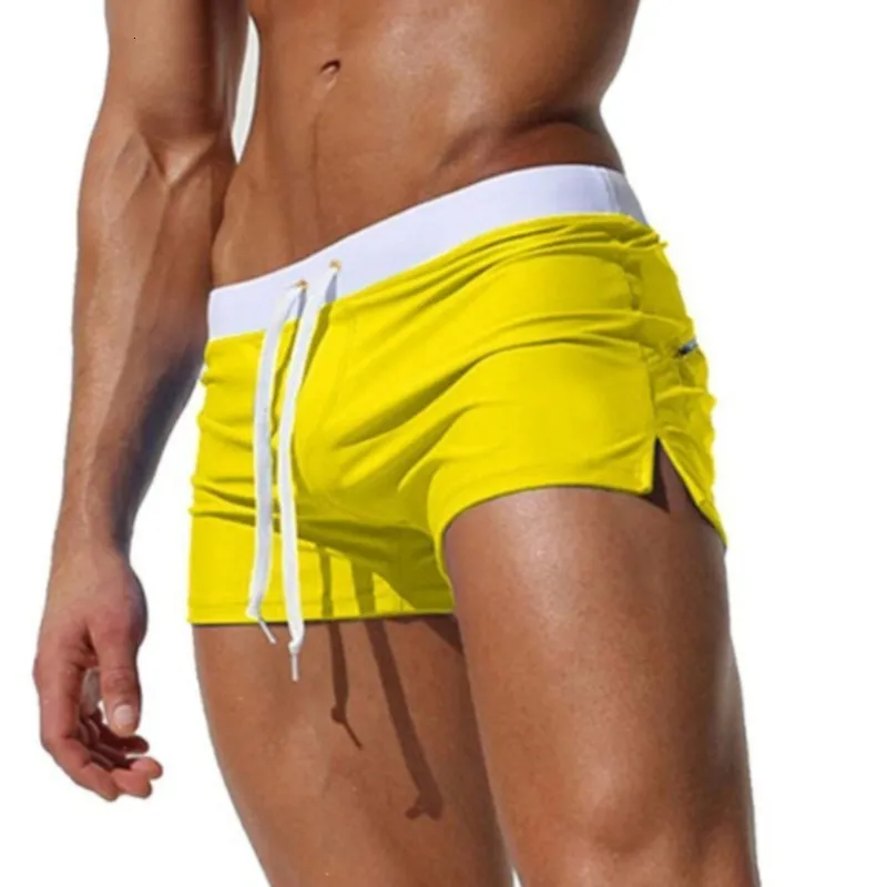 Men's Swimwear Swim wear Summer Swimwear Men Swimsuit Maillot De Bain Boy Swim Suits Boxer Shorts Swim Trunks Swimming Surf Banadores 230616