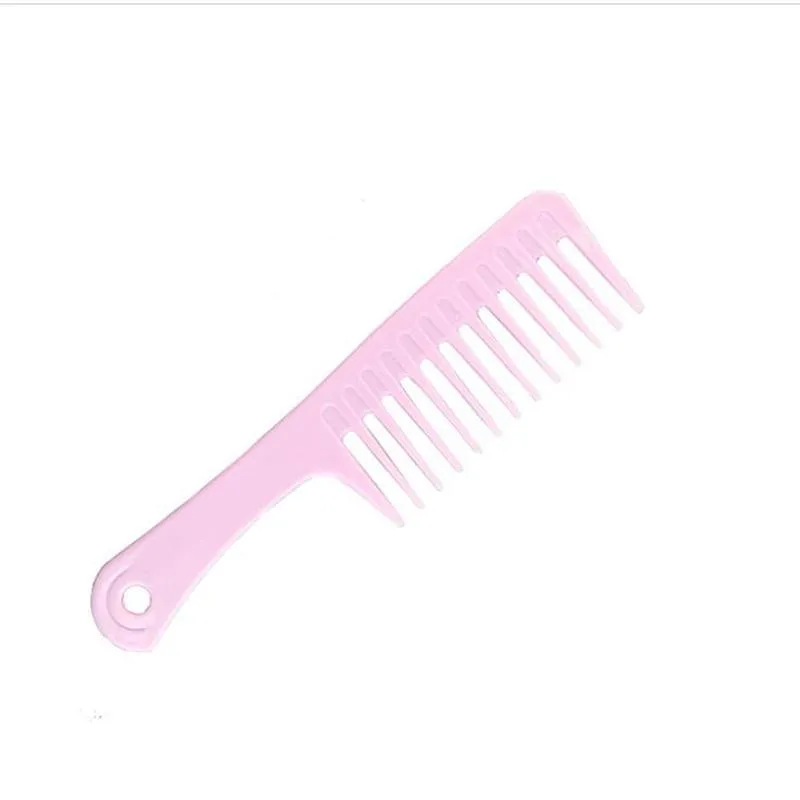 2020 1PC Salon Friseur Griff Breiter Zahn Hairburshes Haar Kamm Entwirren Massage Styling Werkzeuge