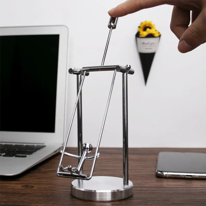 Kinetic Art Perpetual Motion Toy - Stress Relief Desk Decor, Swing ...