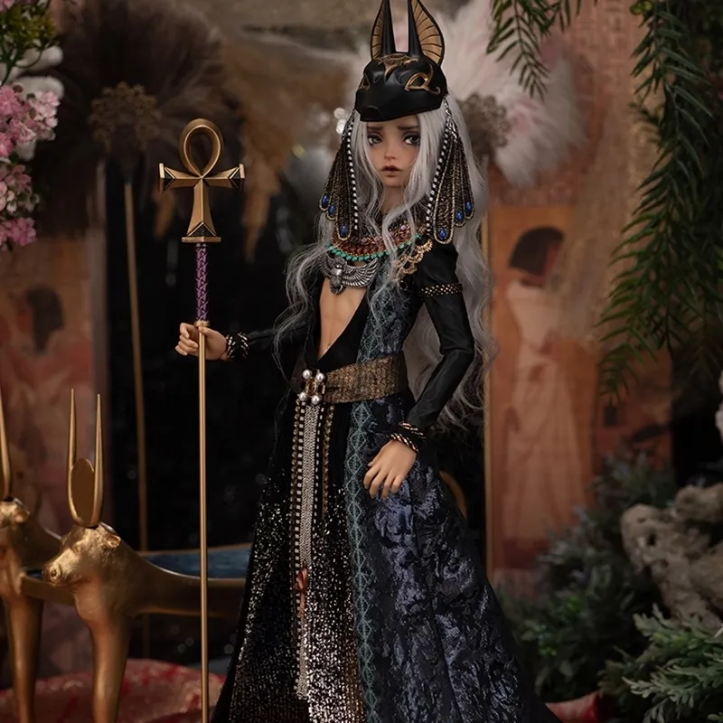 Poppen Aangekomen Sprookjesland Minifee Rames BJD Pop 1 4 Hars Gypsy Egypte Meisje Gift Poppen 230615