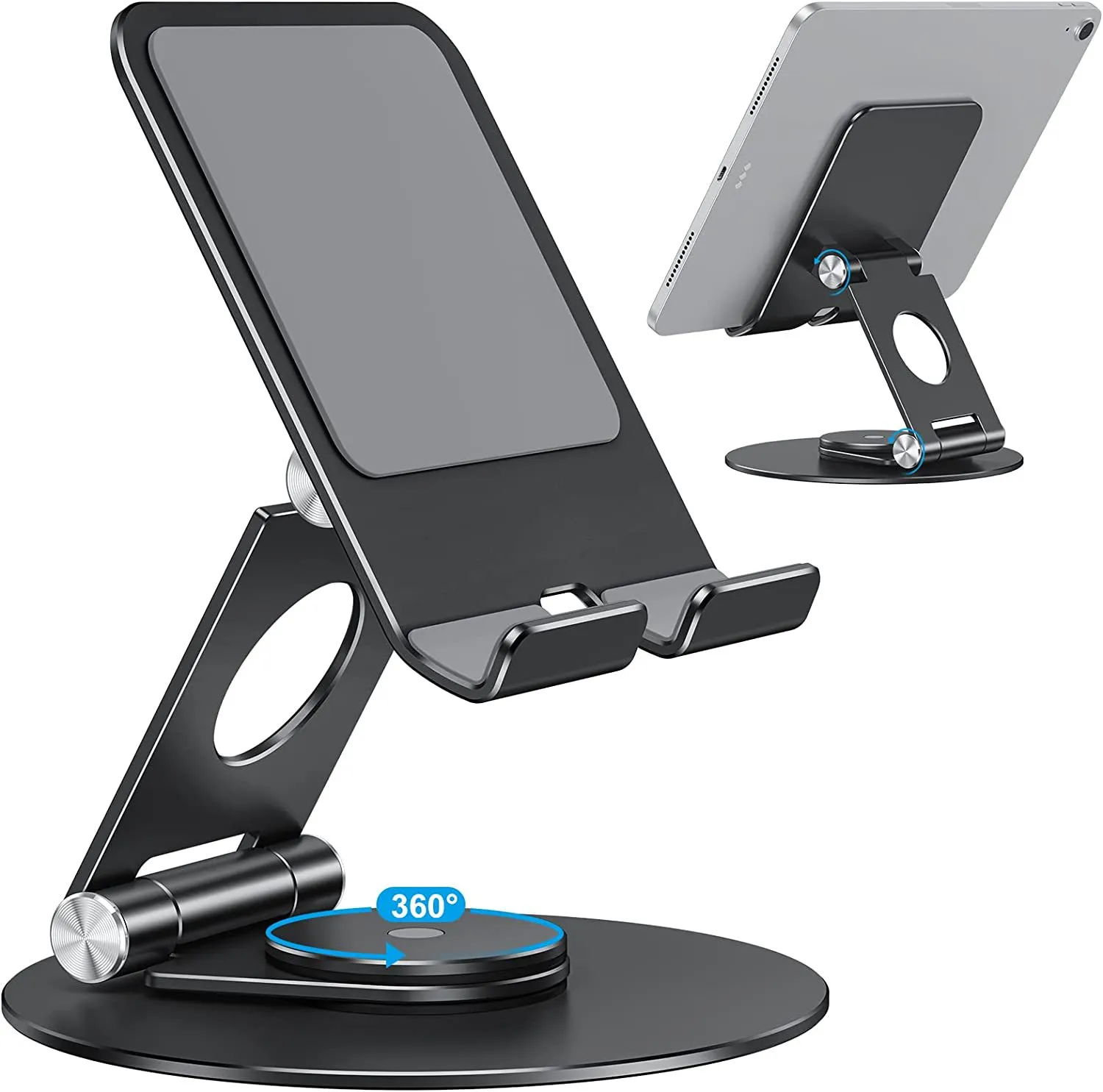 Desktop-Tablet-Ständer, drehbarer Aluminium-Ständer für iPad 3, 4, 2, Mini-Handy-Ständer