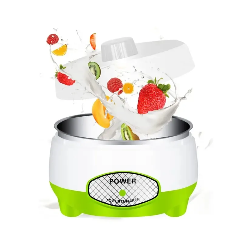 1 st Yoghourt Machine, 1L/35.2oz, Automatisk digital yoghurtproducent, rostfritt stålfoder Yoghurt Maker Machine, Home Diy Yoghourt Container Yoghurt Maker