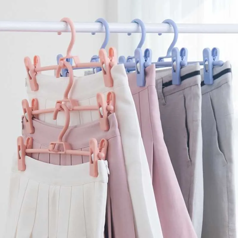 Nieuwe jas broek hanger verstelbare hanger kast organisator droogrek voor broek rok broek multifunctionele broek opbergrek