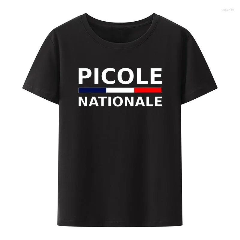 Mens T Shirts Picole Nationale Shirt Kawaii Loose Simple Quirky