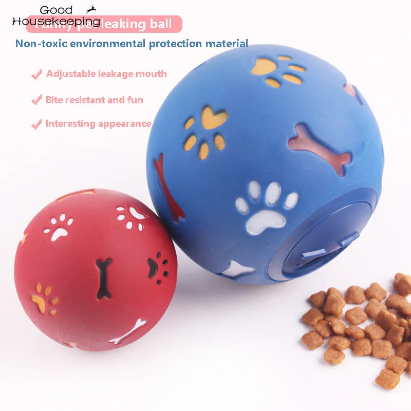 Игрушки для домашних собак растягивают протекание пищи Ball Dog Kong Interactive The Chew Training Toy Toy Cleansing Balls для щенков для Pat Products