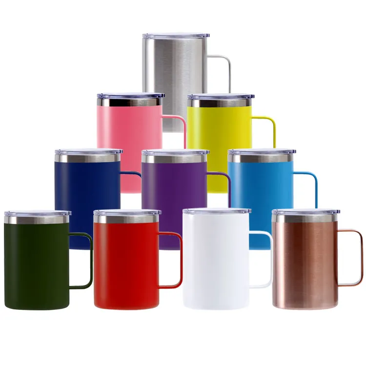 12 oz 16oz sublimering tumlar isolerade magiska muggar pressa dubbel vägg rostfritt stål te kaffe mugg med logotyp