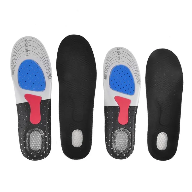 2021 NEW Unisex Orthotic Arch Support Shoe Pad Sport Running Gel Insoles Insert Cushion for Men Women 35-40 size 40-46 size to choose