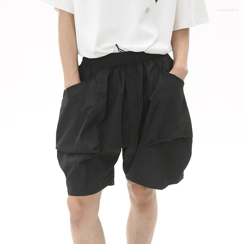 Shorts pour hommes SYUHGFA hommes Streetwear décontracté été ample jambe large grande poche salopette Style coréen travail élastique