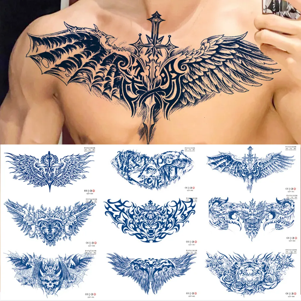 Zhongli fake tattoo Genshin Impact game Temporary sticker tat Chinese  kawaii gift Otaku weeb design Geek simple line, image size:1000x1000