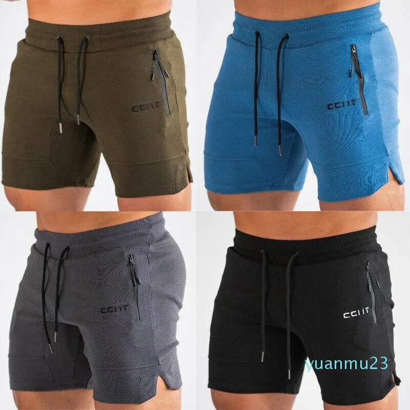 Yoga Outfits Men Plain Elasticated Shorts Cargo Combat Summer Holiday Drawstring Pant Casual Male Running Gym Sports