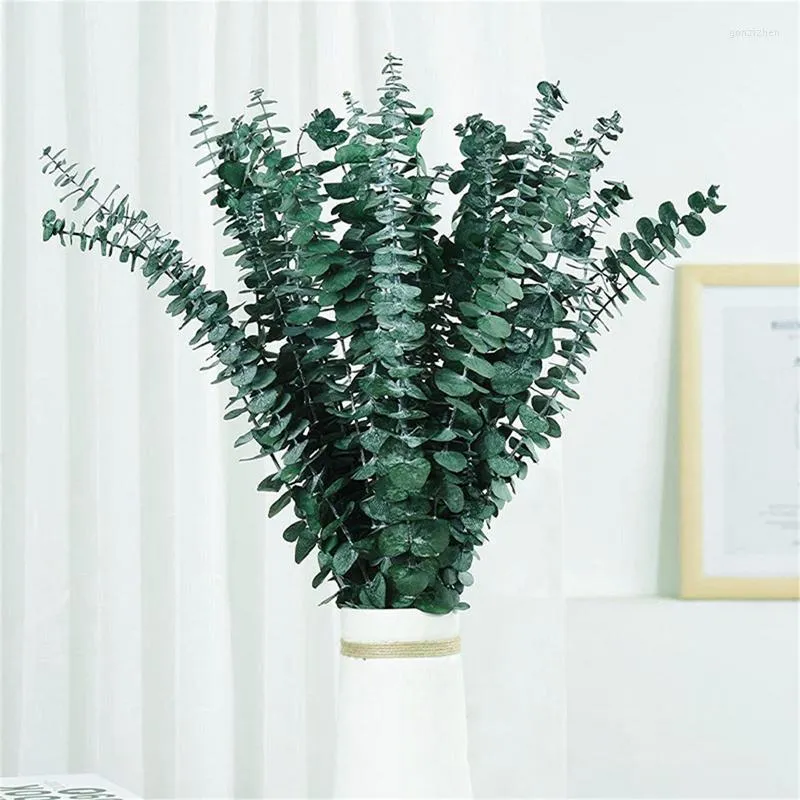 Dekorativa blommor dusch eukalyptus 10 st hängande naturlig växt för aromatiska självvård lämnar bunt heminredning