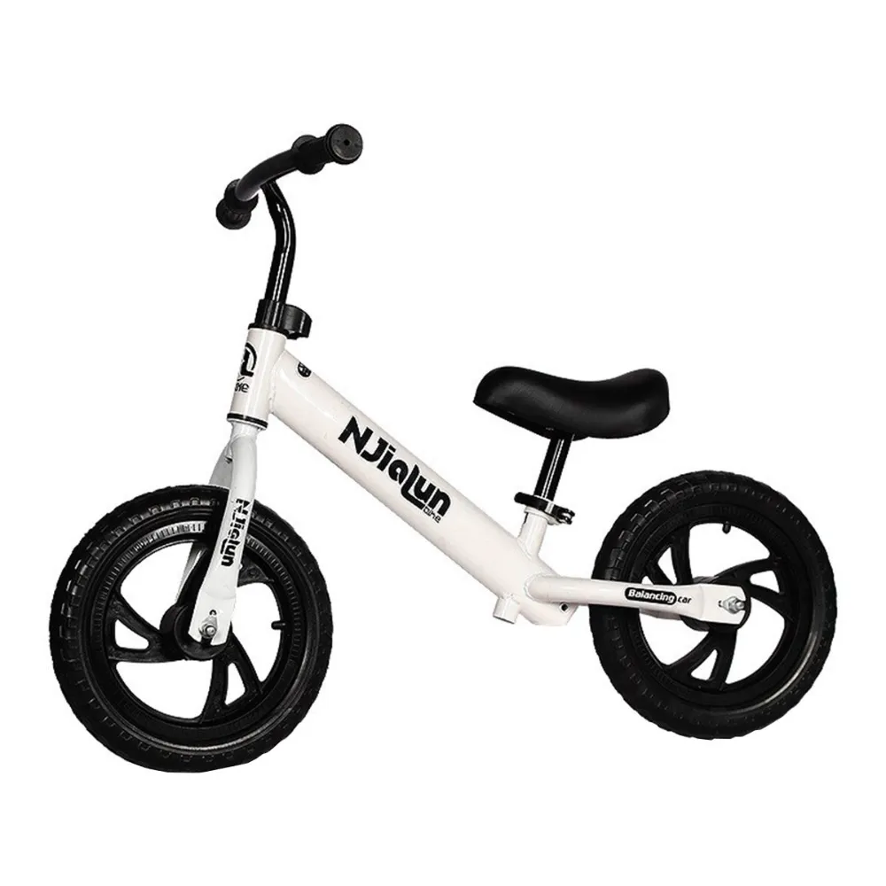 Bicicleta de equilíbrio infantil sem pedais de 12 pol. Aprenda a andar de bicicleta pré-empurrável ajustável para passeios de bicicleta em brinquedos para andar de bicicleta Scooter de aprendizado a pé