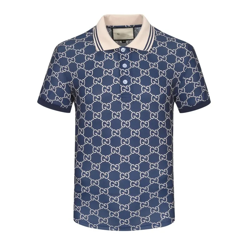 Дизайнерская мужская рубашка Поло дизайнер для футболки хлопковые шорты Мужские летние высококачественные футболки модная, роскошная и универсальная повседневная рубашка