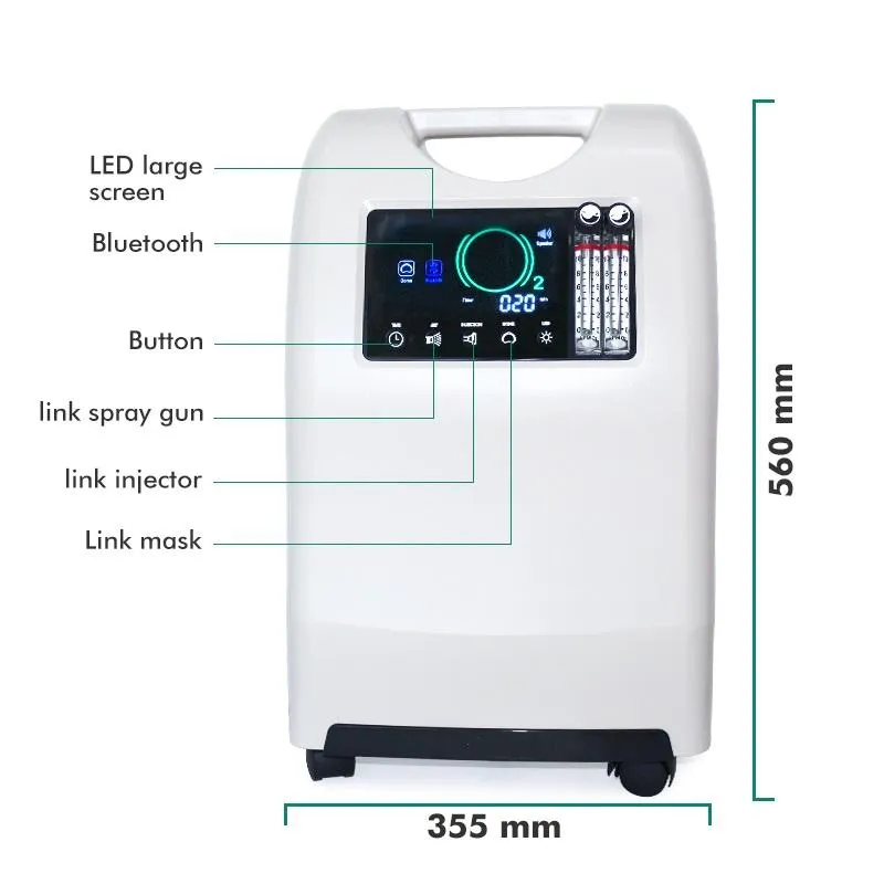 Professional Oxygen Facial Machine - Hyperbaric Oxygen Jet Therapy for ...