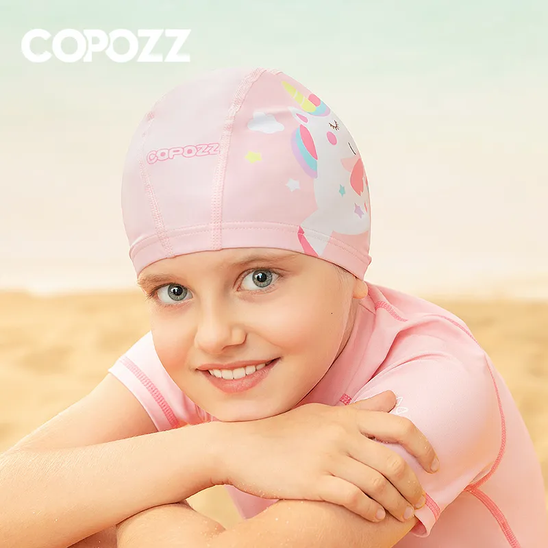 Bonnets De Natation COPOZZ Cartoon Enfants Bonnet De Bain Enfants PU  Protection Des Oreilles Étanche Chapeau De Bain Élastique Chapeaux De Bain Bonnets  De Piscine Pour Garçons Fille 230616 Du 8,07 €