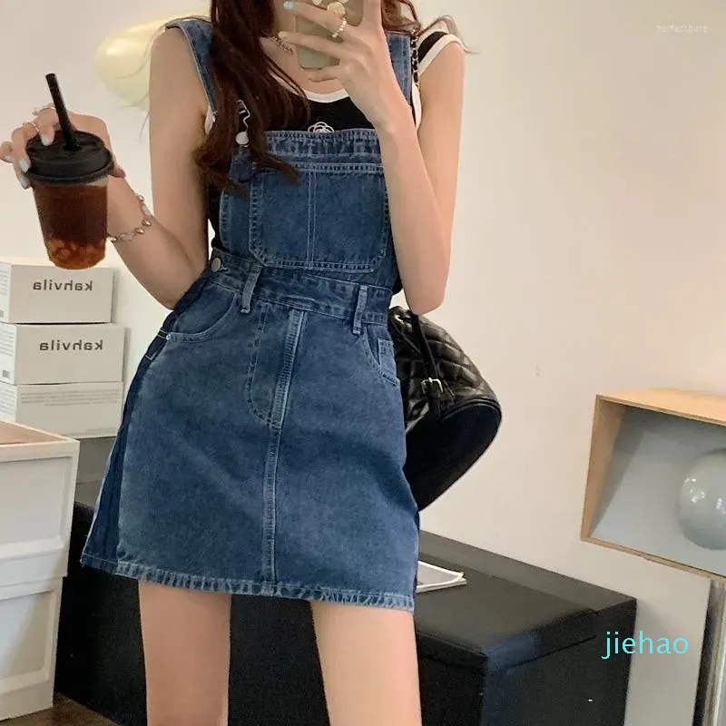 Plus Size 5XL Women Denim Dress Spring Autumn Spaghetti Strap Dresses Women  Loose Casual Long Denim Sundress Overalls Dress | Wish