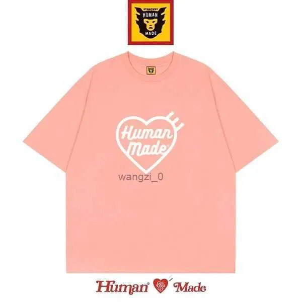 Herr t-shirts människa gjorde japanska trendiga varumärken rolig kortärmad kvinnors bomullssens nisch lös halvärmad 4 o33v o33v