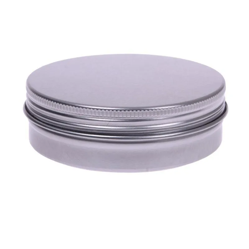 2021 5 10 15 30 60 100 150 200 250 ml Empty Aluminium Cosmetic Containers Pot Lip Balm Jar Tin For Cream Ointment Hand Cream Packaging