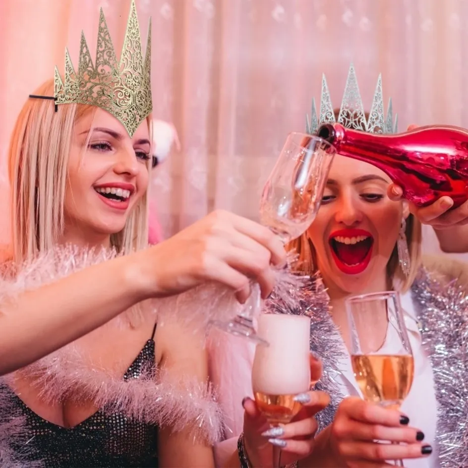 Damen Stirnband Mit Rosen-Blüten-Krone – Champagnerfarben, Für Hochzeit & Festival