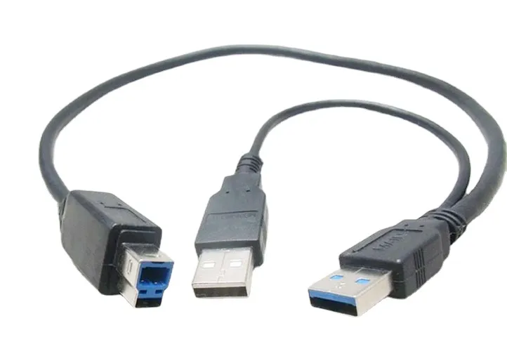 USB 3.0 Тип А -мужского по мужчинам до BM с USB 2.0 Кабель данных о мощности