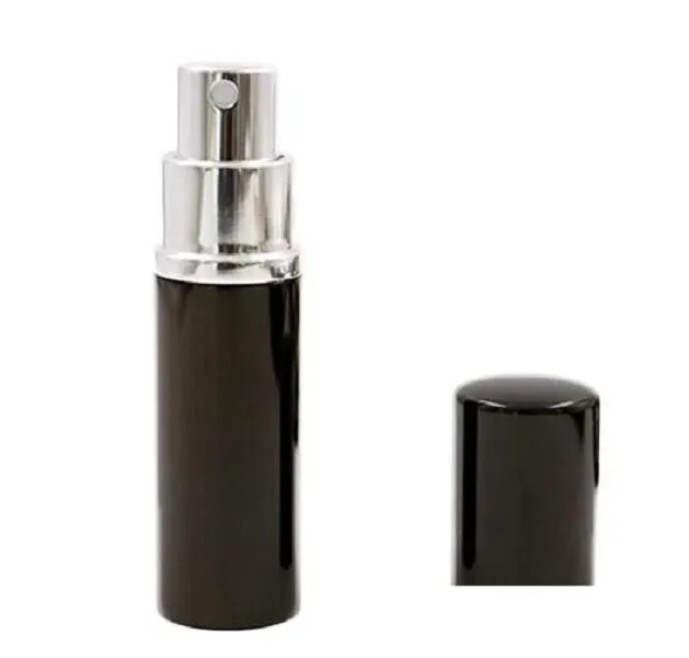 2020 butelka Czarna kolor 5 ml 10 ml mini przenośne napełnione perfumy Atomizer Spray butelki puste butelki kosmetyczne butelki