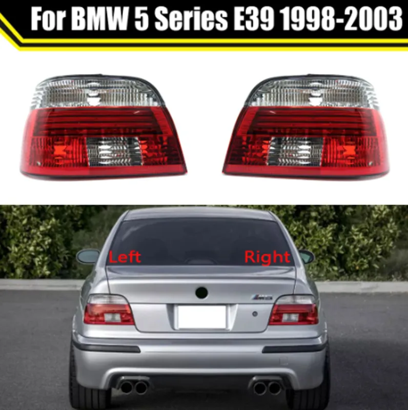 Meia montagem da luz traseira para bmw série 5 e39 1998-2003 luz traseira do carro pára-choque traseiro freio de serviço sinal de volta luz de nevoeiro de ré