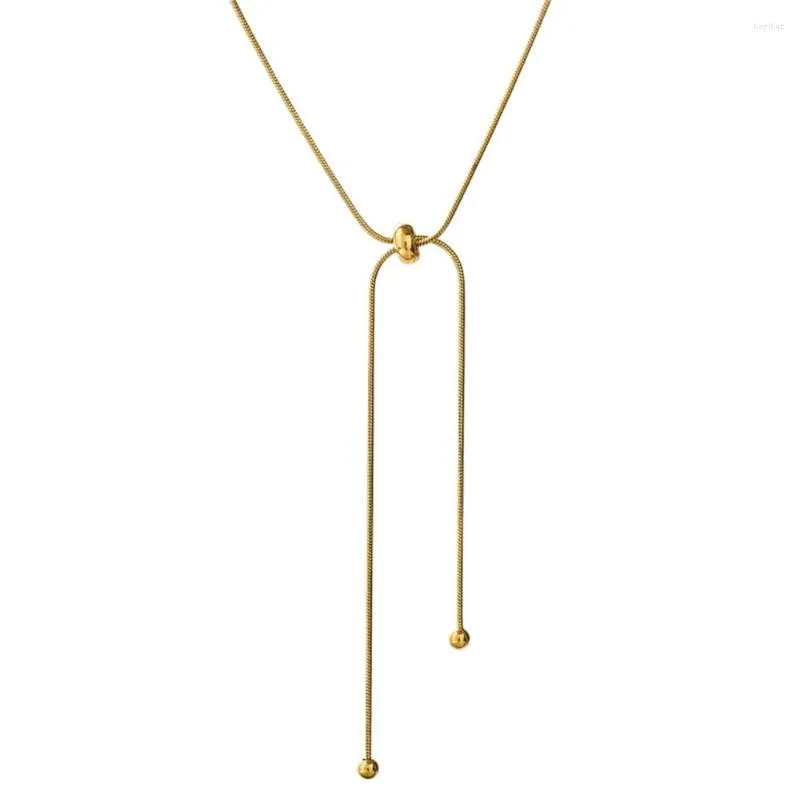 Kettingen Pull-Verstelbare Ketting Vrouwelijke Sleutelbeen Ketting Niche Licht Luxe Design Sense Simple Net Rood Vervaagt niet