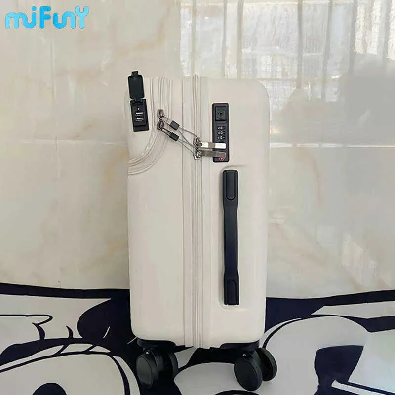 Mifuny Travel Suitcase Carry On Luggage With Wheels Cabin Rolling
