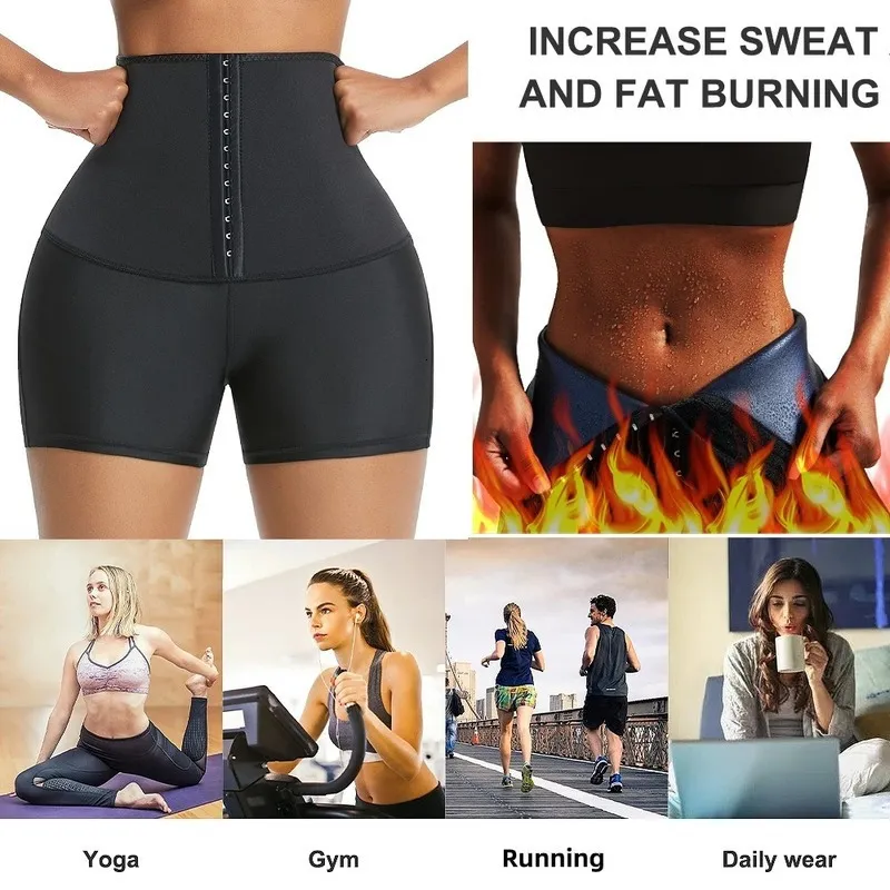 Womens Sweat Sauna Pants Slimming Thigh And Stomach Shaper