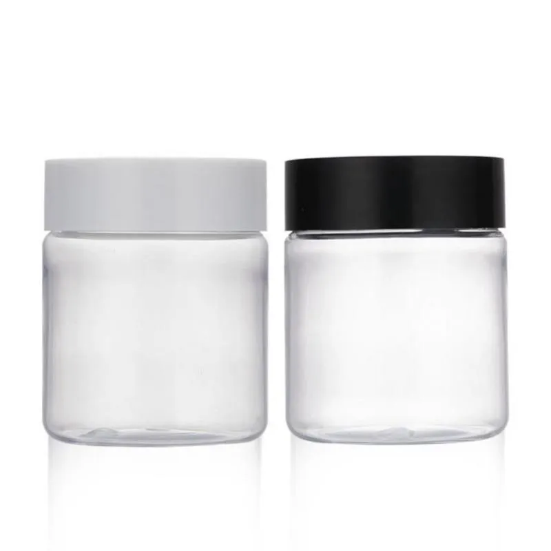 60 ml 100 ml 120 ml cristal clair en plastique vide bouteille pot Originales rechargeable cosmétique crème yeux Gel pots conteneurs Pcehb