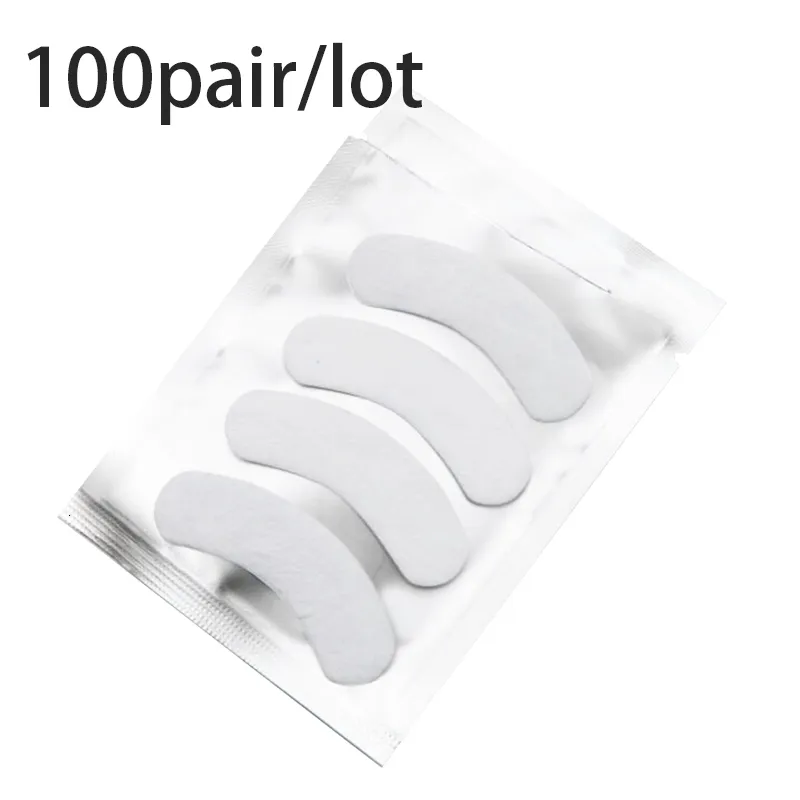 Инструменты макияжа бренд Mini Lint Free Eye Patch 100pairlot не раздражение комфорт Mini под гель -глазной накладкой для наращивания ресниц 230615