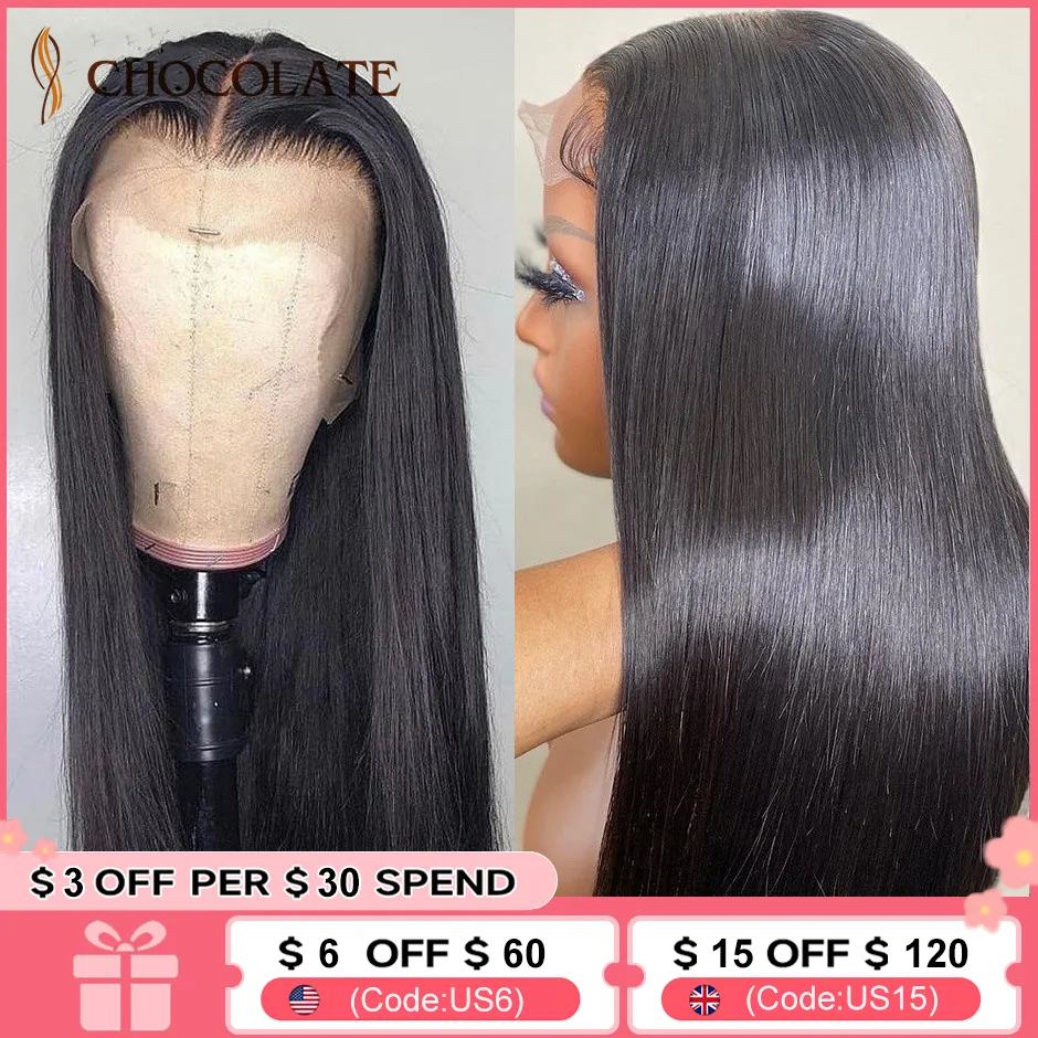 Lace Wigs 13X4 HD Transparent Lace Frontal Wig Brazilian Straight Lace Front Human Hair Wigs For Women Straight Lace Closure Wigs 230616