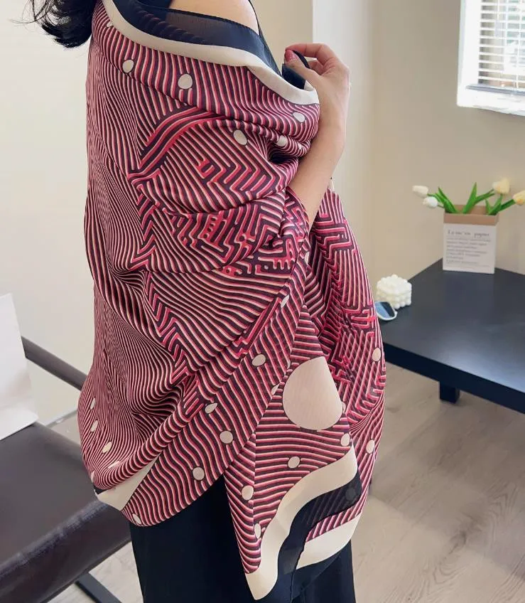 Fashion Korean decorative plaid scarf with retro polka dot scarf professional women literature